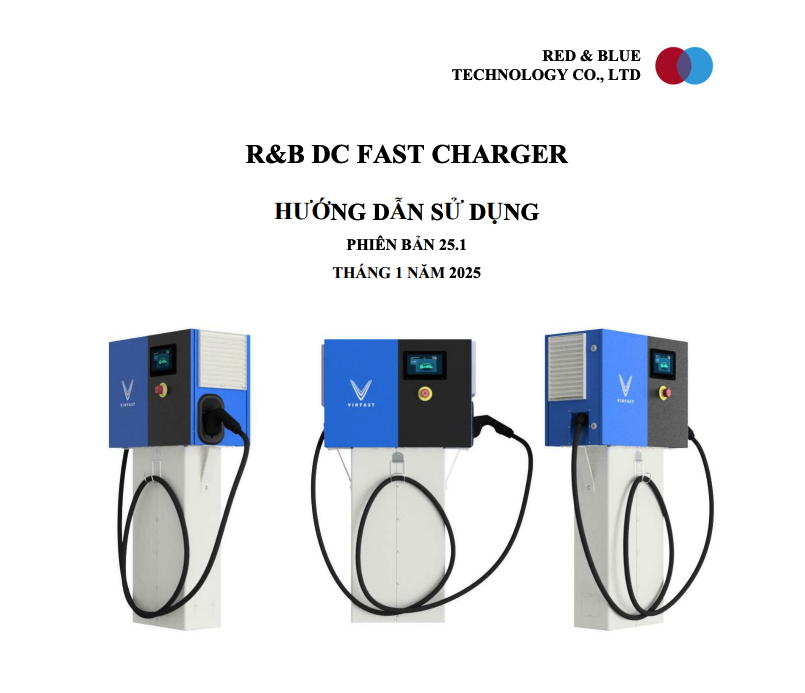 Hướng dẫn sử dụng trụ sạc 20/30 kW